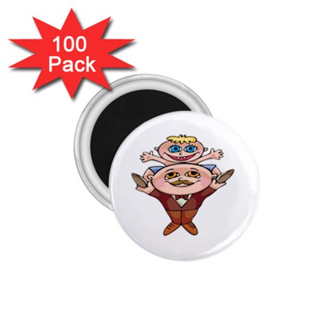 Father and Son 1.75  Magnet (100 pack)  from ArtsNow.com Front
