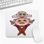 Father and Son Large Mousepad