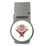 Father and Son Money Clip (Round)