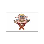 Father and Son Sticker Rectangular (100 pack)