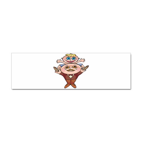 Father and Son Sticker Bumper (100 pack) from ArtsNow.com Front