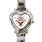 Father and Son Heart Italian Charm Watch