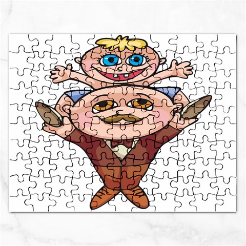 Father and Son Jigsaw Puzzle (Rectangular) from ArtsNow.com Front