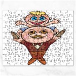 Father and Son Jigsaw Puzzle (Rectangular)