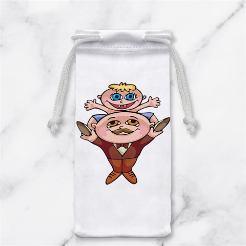 Father and Son Jewelry Bag from ArtsNow.com Front