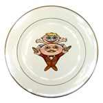 Father and Son Porcelain Plate