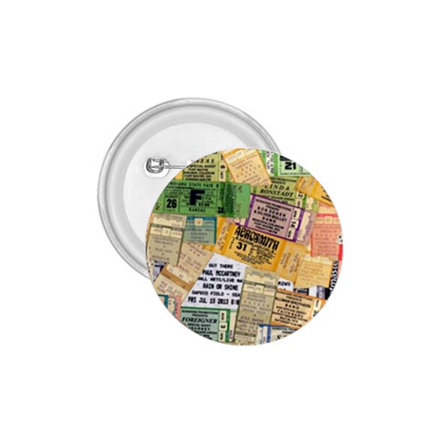 Retro Concert Tickets 1.75  Button from ArtsNow.com Front