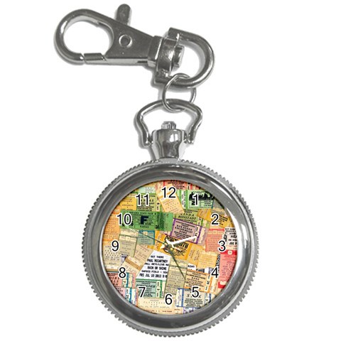 Retro Concert Tickets Key Chain Watch from ArtsNow.com Front