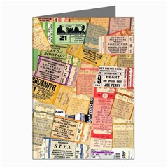 Retro Concert Tickets Greeting Card (8 Pack) from ArtsNow.com Left