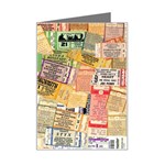 Retro Concert Tickets Mini Greeting Card