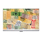 Retro Concert Tickets Business Card Holder