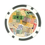 Retro Concert Tickets Poker Chip