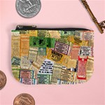 Retro Concert Tickets Coin Change Purse