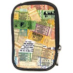 Retro Concert Tickets Compact Camera Leather Case