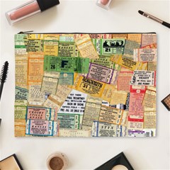 Retro Concert Tickets Cosmetic Bag (XL) from ArtsNow.com Front