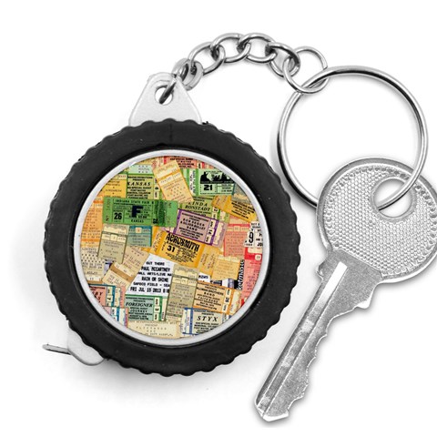 Retro Concert Tickets Measuring Tape from ArtsNow.com Front