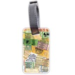 Retro Concert Tickets Luggage Tag (Two Sides)