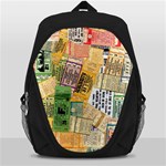 Retro Concert Tickets Backpack Bag