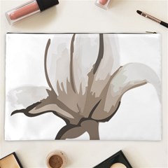 Flower Cosmetic Bag (XXL) from ArtsNow.com Back