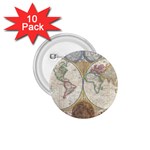 1794 World Map 1.75  Button (10 pack)