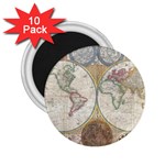 1794 World Map 2.25  Button Magnet (10 pack)