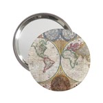 1794 World Map Handbag Mirror (2.25 )