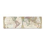 1794 World Map Bumper Sticker