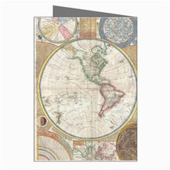 1794 World Map Greeting Card from ArtsNow.com Right