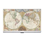 1794 World Map Business Card Holder