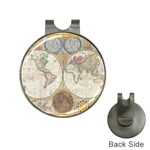 1794 World Map Hat Clip with Golf Ball Marker