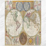 1794 World Map Canvas 16  x 20  (Unframed)