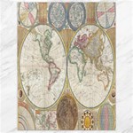 1794 World Map Canvas 18  x 24  (Unframed)