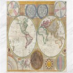 1794 World Map Canvas 20  x 24  (Unframed)