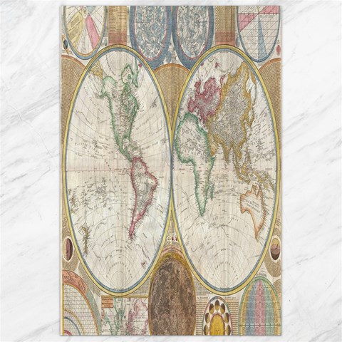 1794 World Map Canvas 24  x 36  (Unframed) from ArtsNow.com 23.35 x34.74  Canvas - 1