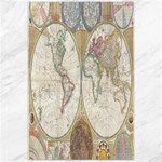 1794 World Map Canvas 24  x 36  (Unframed)