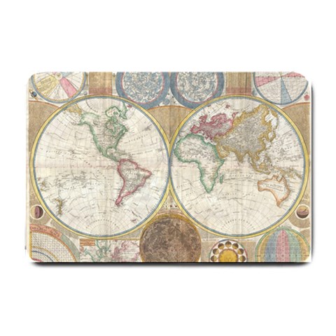 1794 World Map Small Door Mat from ArtsNow.com 24 x16  Door Mat