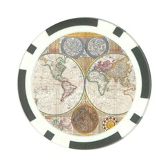 1794 World Map Poker Chip from ArtsNow.com Back