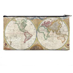 1794 World Map Pencil Case from ArtsNow.com Back