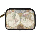 1794 World Map Digital Camera Leather Case