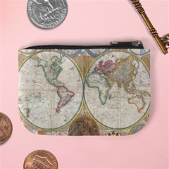 1794 World Map Coin Change Purse from ArtsNow.com Back