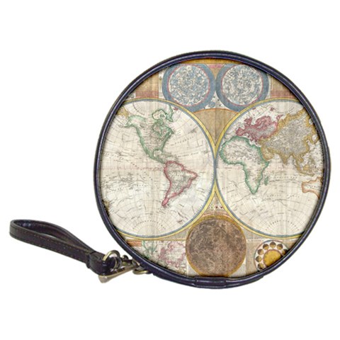 1794 World Map CD Wallet from ArtsNow.com Front