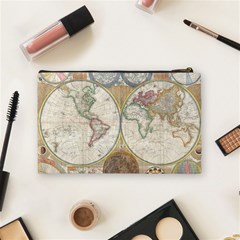 1794 World Map Cosmetic Bag (Medium) from ArtsNow.com Back