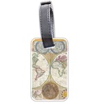 1794 World Map Luggage Tag (Two Sides)