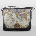 1794 World Map Messenger Bag