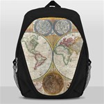 1794 World Map Backpack Bag