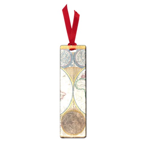 1794 World Map Small Bookmark from ArtsNow.com Front