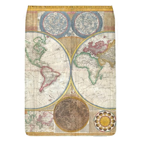1794 World Map Removable Flap Cover (Large) from ArtsNow.com Front