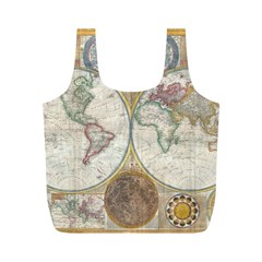 1794 World Map Reusable Bag (M) from ArtsNow.com Front