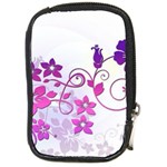 Floral Garden Compact Camera Leather Case