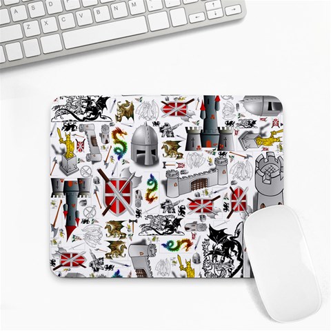 Medieval Mash Up Small Mouse Pad (Rectangle) from ArtsNow.com Front